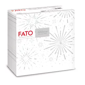   Fato Airlaid karácsonyi szalvéta 40x40cm Incanto Silver 50 lapos
