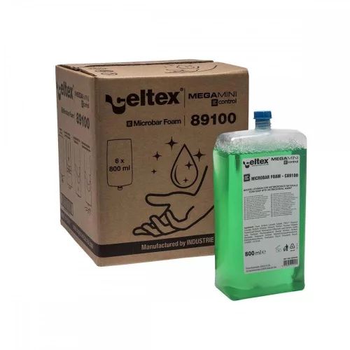 Celtex E-Control antimikrobiális hatású habszappan, 800 ml