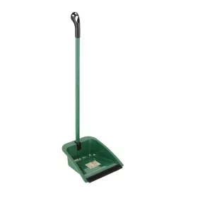 Fass Natural Green nyeles szemeteslapát gumi éllel zöld