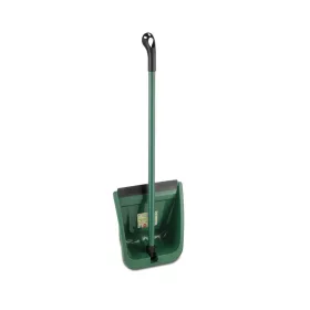 Fass Natural Green nyeles szemeteslapát gumi éllel zöld