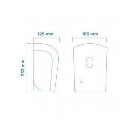   Carpex szenzoros folyékony szappan és kézfertőtlenítő gél adagoló, utántölthető 900 ml