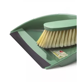   Fass Natural Green szemeteslapát kézi seprűvel, gumi éllel