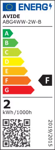 Avide LED 2W G4 WW 3000K Fekvő