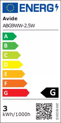 Avide LED 2.5W G9 WW 3000K