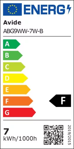 Avide LED 7W G9 WW 3000K fekvő
