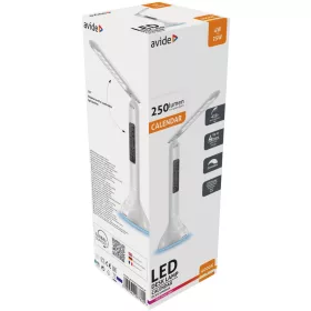 Avide LED Asztali Lámpa RGB Naptár Fehér 4W