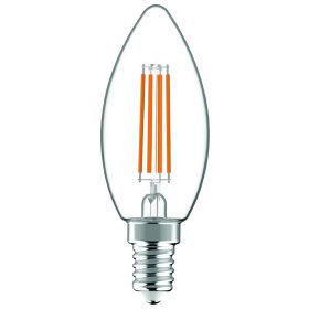 Avide LED Filament Candle 4.9W E14 WW 2700K Super High Lumen