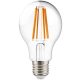 Avide LED Filament Globe 9W Fényerőszabályzós E27 WW 2700K