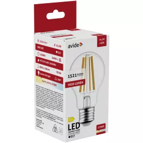Avide LED Filament Globe 10.5W E27 A65 WW 2700K High Lumen