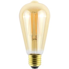   Avide LED Filament ST57 7W Fényerőszabályzós Borostyán E27 WW 2500K