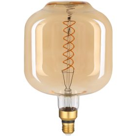   Avide LED Jumbo Filament Ross 180x295mm Amber 8W E27 2400K Fényerőszabályzós