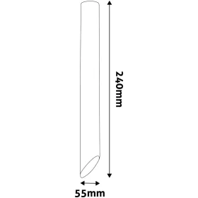 Avide GU10 Lámpatest Kerek Fehér 240mm