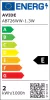 Avide LED 1.3W T26 WW 3000K