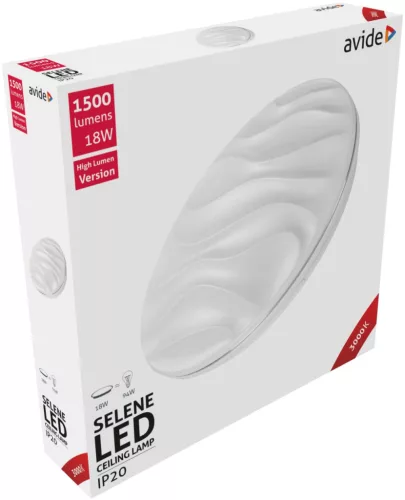 Avide LED Mennyezeti Lámpa Selene 18W 330*68mm WW 3000K