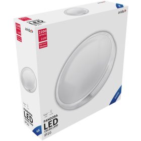   Avide LED Mennyezeti Lámpa Pandora (Alu) 24W 380*110mm CW 6400K