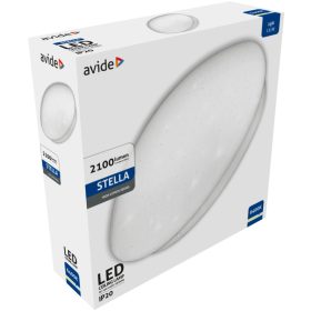   Avide LED Mennyezeti Lámpa Stella (Csillagos) 24W 380*110mm CW 6400K