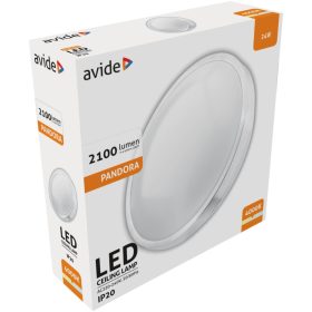   Avide LED Mennyezeti Lámpa Pandora (Alu) 24W 380*110mm NW 4000K