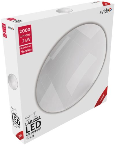 Avide LED Mennyezeti Lámpa Larissa 24W 375*70mm WW 3000K
