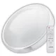 Avide LED Mennyezeti Lámpa Pandora-CCT (Alu) 48W (24+24) Távirányítóval