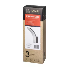  Adviti Frenit kültéri  LED fali lámpa modern IP65 szürke 20w