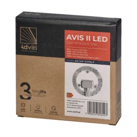   Adviti LED modul mennyezeti lámpákhoz beépíthető, cserélhető  12w 4000k 137mm