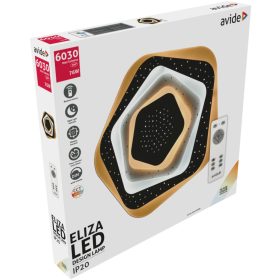   Avide Design Mennyezeti Lámpa Eliza 76W(38+38) RF Távirányítóval