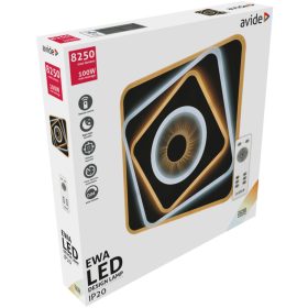   Avide Design Mennyezeti Lámpa Ewa 100W (50+50) RF Távirányítóval