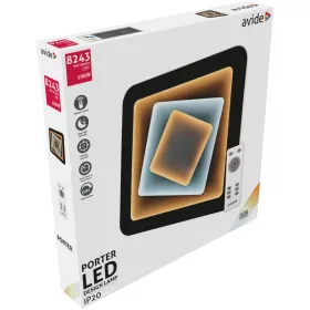   Avide Design Mennyezeti Lámpa Porter 106W(53+53) RF Távirányítóval
