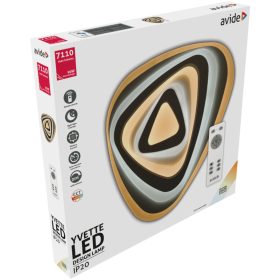   Avide Design Mennyezeti Lámpa Yvette 90W(45+45) RF Távirányítóval