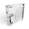 Avide Mennyezeti lámpa ventilátorral Whitney ezüst, 2x24W+15W motor, távirányítóval