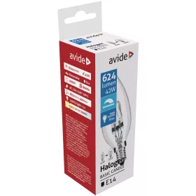 Avide Halogén Candle 42W E14 2000h