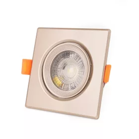   Avide LED Beépíthető Spot 38° Négyzetes Szatén 5W NW 4000K