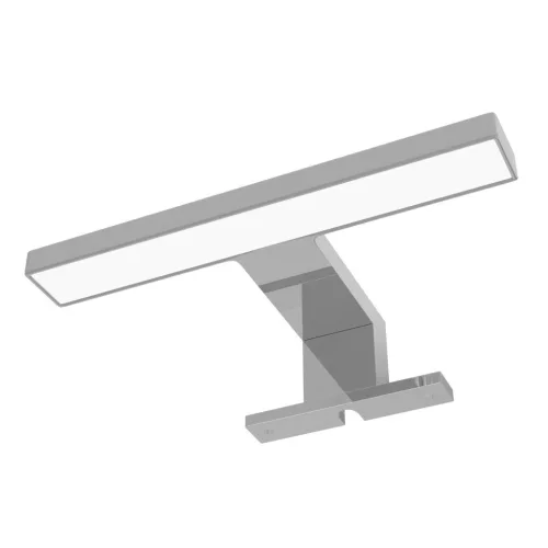 Avide LED Tükörvilágító Lámpa Szögletes Króm Műanyag 180mm NW 4000K 3.5W IP44