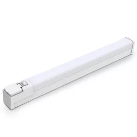   Avide LED Tükörvilágító Lámpa Hálózati Csatlakozó Aljzattal Szögletes Fehér Alu 665mm NW 4000K 15W IP44