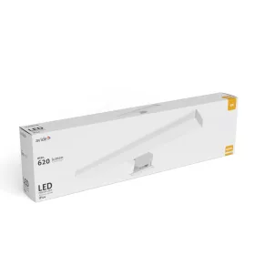   Avide LED Tükörvilágító Lámpa Szögletes Króm Műanyag 400mm NW 4000K 6W IP44