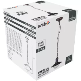   Avide kültéri függesztett lámpa Imperial 1xE27 IP44 antik arany