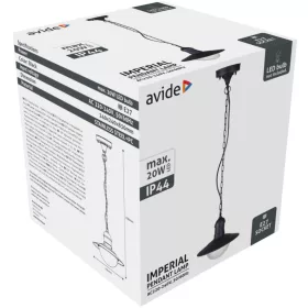   Avide kültéri függesztett lámpa Imperial 1xE27 IP44 fekete