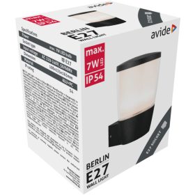 Avide kültéri fali lámpa Berlin 1xE27 IP54