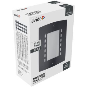 Avide kültéri fali lámpa Monterey 1xE27 IP44 Antracit