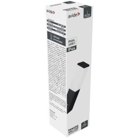 Avide kültéri fali lámpa Panama 1xE27 IP44 fekete