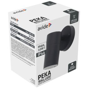 Avide kültéri fali lámpa Peka 1xGU10 IP44 Antracit