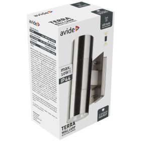 Avide kültéri fali lámpa Terra 2xGU10 IP44 Szatén Nikkel