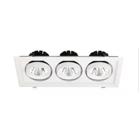   Avide LED Downlight Sein Négyzetes 3x30W IP20 8400lm 20° WW 3000K