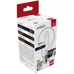 Avide LED White Filament Globe 7W E27 WW 2700K