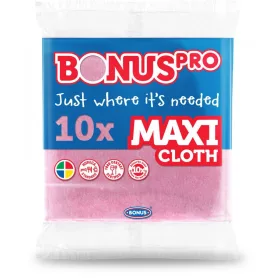   Bonus PRO MAXI általános törlőkendő pink 38x40cm 10 darabos