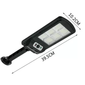   Napelemes LED lámpa fali konzollal, mozgásérzékelovel, távirányítóval 200W