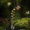 Napelemes locsolókanna LED lámpás, vízsugár-effekttel, meleg fehér IP44