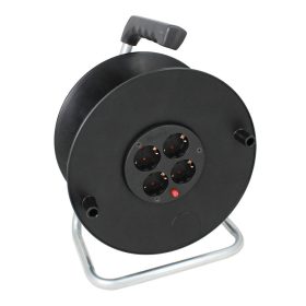   Commel Kábeldob üres - PVC 280 mm, Egyfázisú, 16 A 230 V~ 3500 W, IP 20