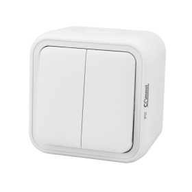   Commel kültéri falon kívüli csillárkapcsoló 105 fehér  IP55