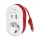 Virone hálózati elosztó adapter, telefontöltő schuko + USB A+C, USB C + lightning kábel